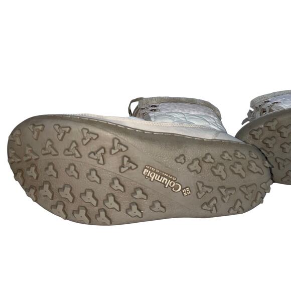 Columbia Minx Mid II Omni-Heat Women’s Winter Boots White Lace Up Sz 9 EU 40 - Picture 9 of 10